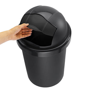 Rotho roll bob afvalemmer 30l zwart