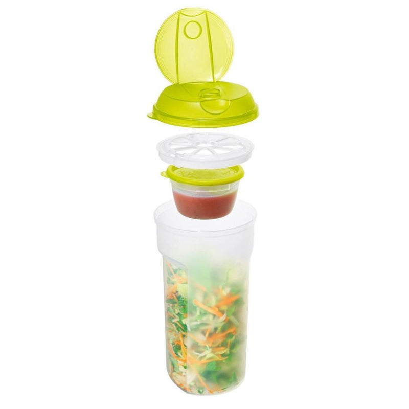 Load image into Gallery viewer, Rotho rotho take and shake saladeen sausstrooier 1l limoen groen
