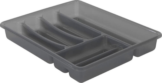 Rotho basic bestekbak 6 vakken antraciet