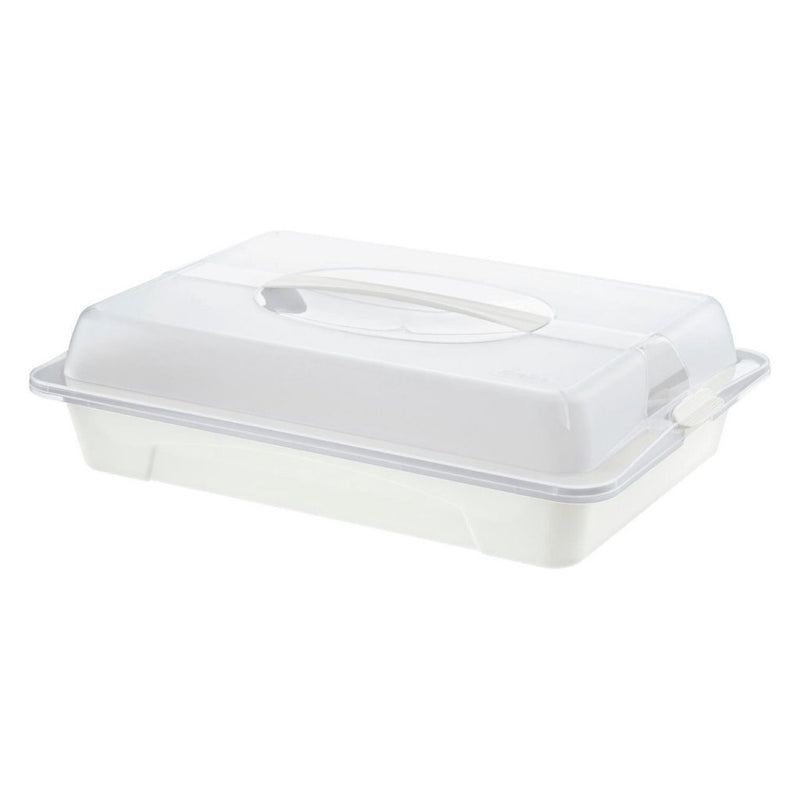 Load image into Gallery viewer, Rotho fresh partybutler serveertray 43.5x11x29.5 cm wit transparant
