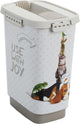 Rotho flo pet food container 4,1l cappuccino sabbia sand