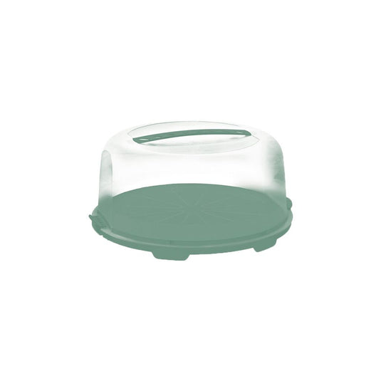 Rotho fresh taartdoos hoog mistletoe groen