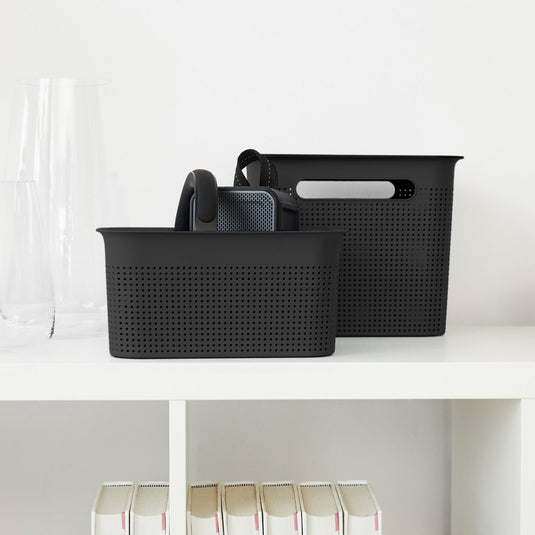 Rotho brisen opbergmand 26.2x18x21.1 cm 7l antraciet