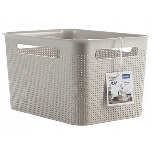 Rotho brisen opbergmand 36x26,2x21,1 cm 16l cappuccino