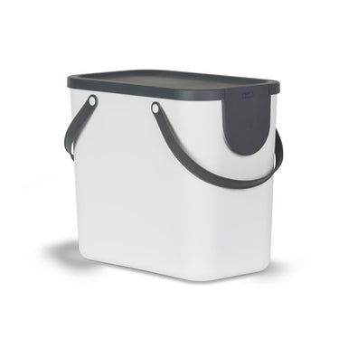 Rotho albula afvalscheiders - bpa vrij - 25l - wit