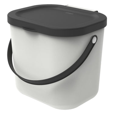 Rotho albula afvalscheiders - gft afvalbak - 6l -wit