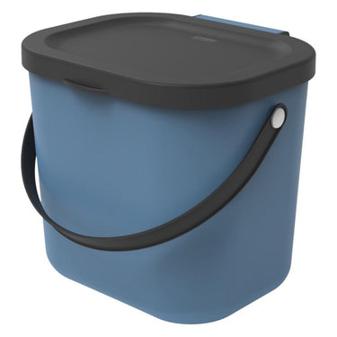 Rotho albula afvalscheiders - gft afvalbak - 6l - blauw