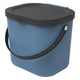 Rotho albula afvalscheiders - gft afvalbak - 6l - blauw