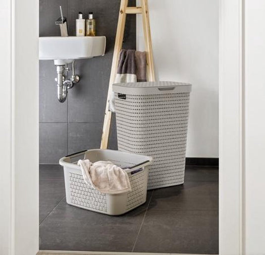 Rotho country wasverzamelaar 55l wit