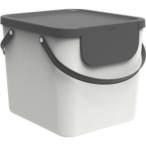 Rotho albula afvalscheider 38.8x35.5x33.9 cm 40l wit