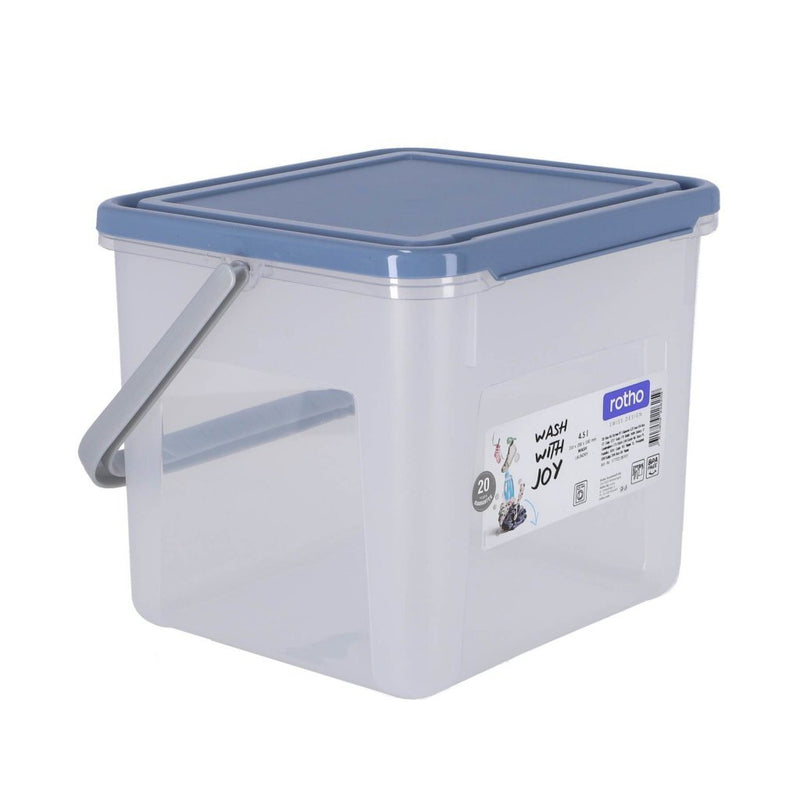 Load image into Gallery viewer, Rotho waspoederbox 4.5l horizon blauw transparant

