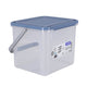 Rotho waspoederbox 4.5l horizon blauw transparant
