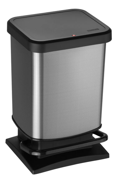 Rotho paso pedaalemmer 20l carbon metallic