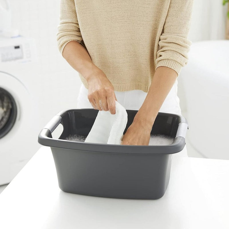 Load image into Gallery viewer, Rotho flowers wasmand 12l antraciet
