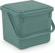 Rotho bio afvalemmer 4,5l mistletoe groen