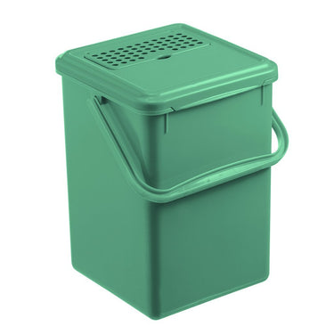 Rotho bio afvalemmer + actief koolfilter 9l mistletoe groen