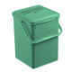 Rotho bio compostemmer - gft afvalbak 8l - bpa vrij - incl koolstoffilter - groen.