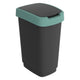 Rotho twist afvalbak 25l mistletoe groen antraciet