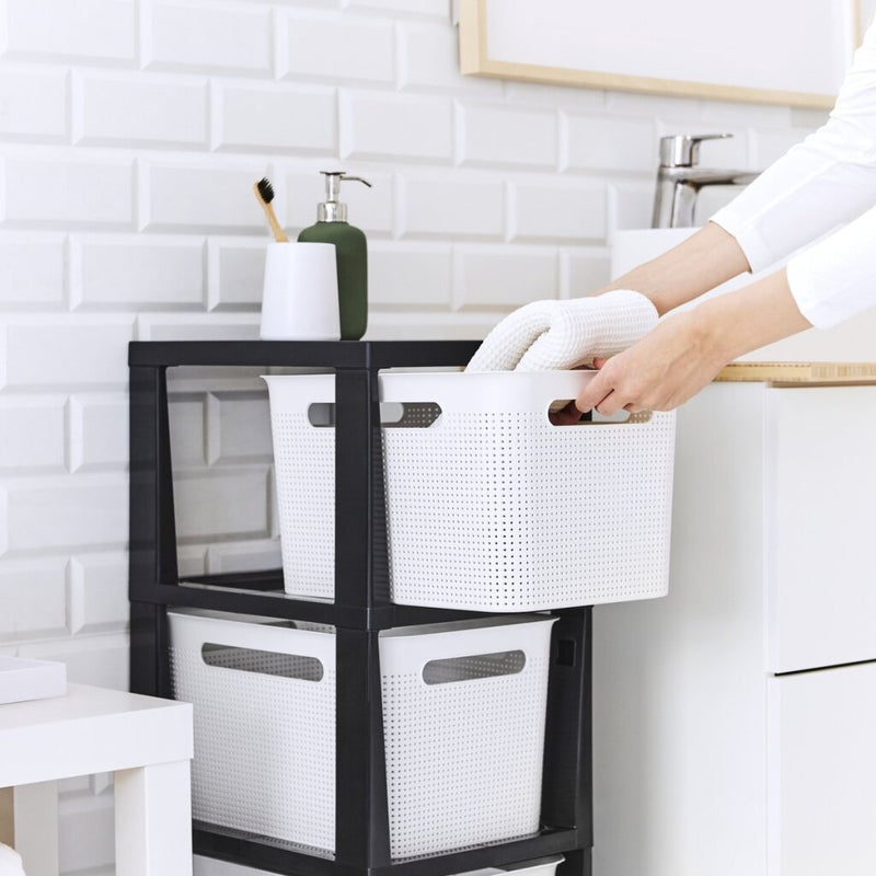 Load image into Gallery viewer, Rotho brisen design ladekast 3x16l wit
