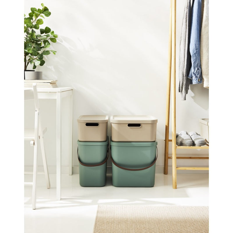 Load image into Gallery viewer, Rotho albula storage system 25l mistletoe groen
