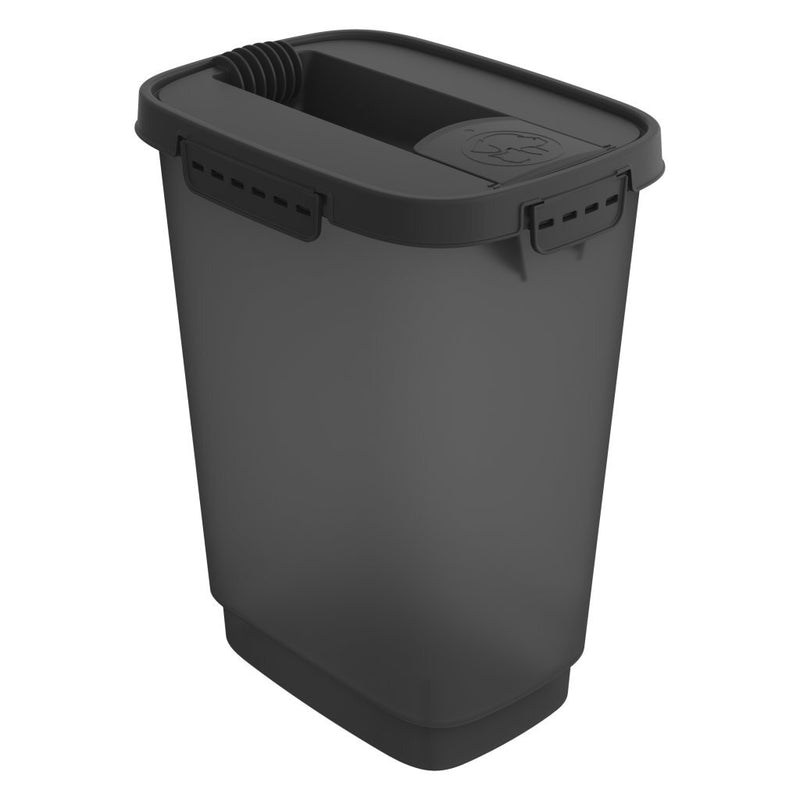 Load image into Gallery viewer, Rotho cody pet food container 10l antraciet transparant
