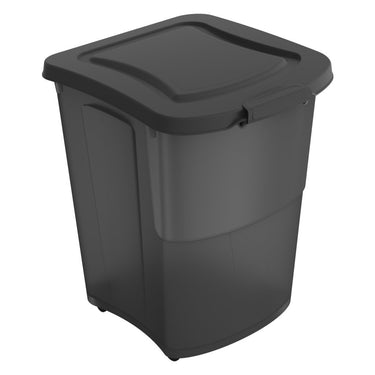 Rotho archie pet food container 38l antraciet transparant