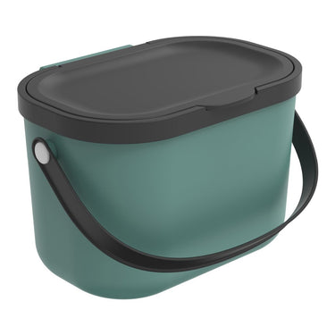 Rotho albula afvalscheiders - gft afvalbak - 3,2l - gerecycled materiaal - groen
