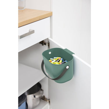 Rotho albula afvalscheiders - gft afvalbak - 3,2l - gerecycled materiaal - groen