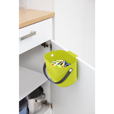Rotho albula afvalscheiders - gft afvalbak - 3,2l - gerecycled materiaal - lime groen