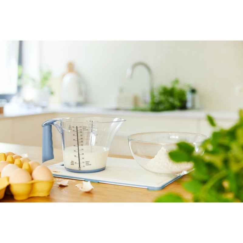 Load image into Gallery viewer, Rotho loft maatbeker 1.2l horizon blauw transparant
