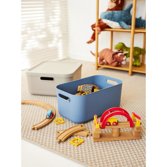 Rotho albula opbergbox 12l horizon blauw