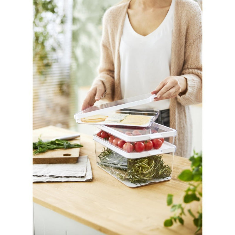 Load image into Gallery viewer, Rotho cauma set koelkastorganizer 1.2l + 2.15l transparant
