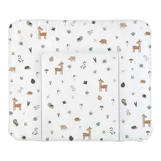 Rotho aankleedkussen bosdieren 85x72 cm wit