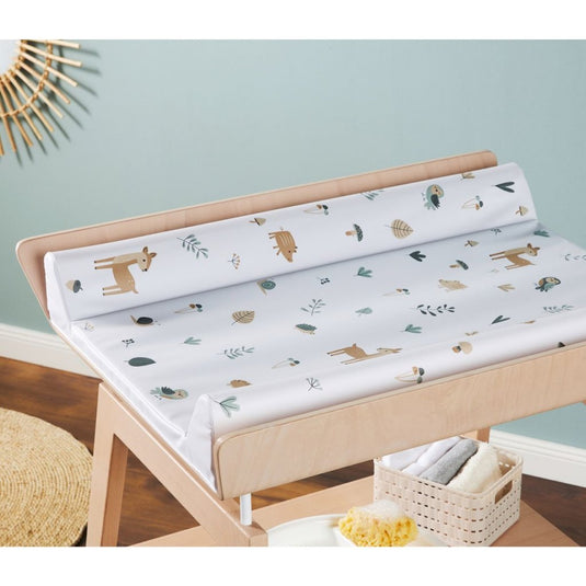 Rotho aankleedkussen bosdieren 50x70 cm wit