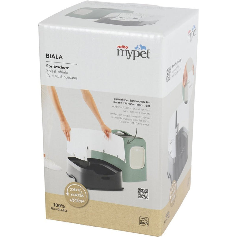 Load image into Gallery viewer, Rotho biala sproeischerm kattenbak
