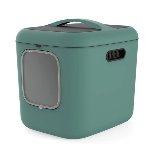Rotho mypet biala xl kattenbak 61.4x49.2x57.6 cm groen