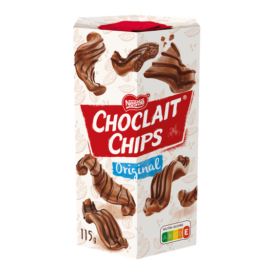 Nestle choclait chips brown (6x 115gr)