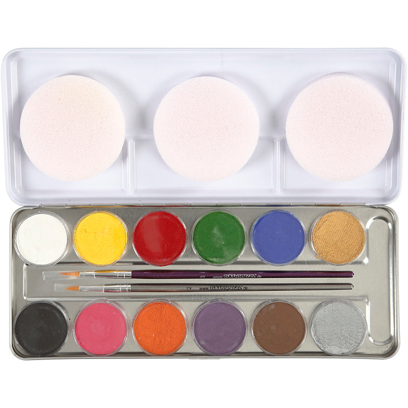 Afbeelding laden in galerijviewer, Https: www.cchobby.nl schmink-diverse-kleuren-12-kleur-1-set
