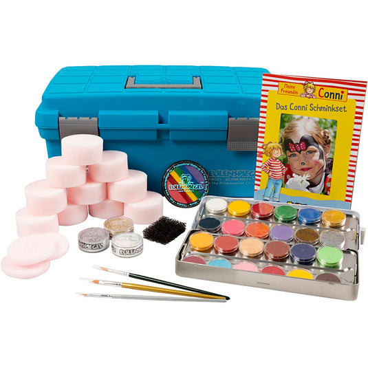 Eulenspiegel schmink - starterset, diverse kleuren, 1 set