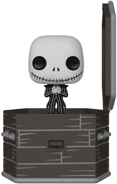Funko the nightmare before christmas coffin pocket pop! vinyl figure jack skellington 6 cm