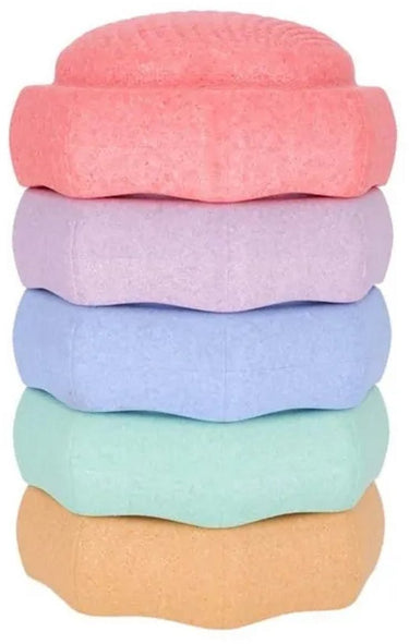 Jipy discover fun stapstenen pastel met sensory 5 stuks