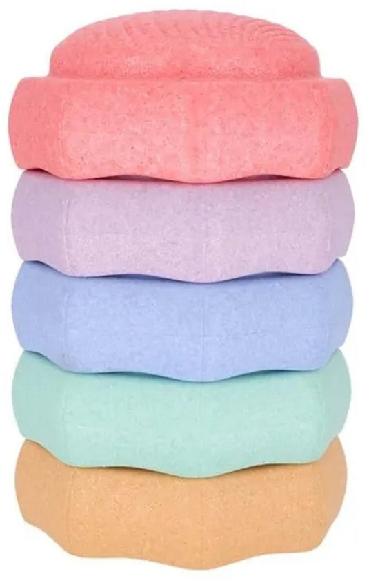 Jipy discover fun stapstenen pastel met sensory 5 stuks