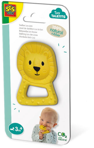 Ses creative ses tiny talents bijtspeeltje lou leeuw - 100% natuurrubber