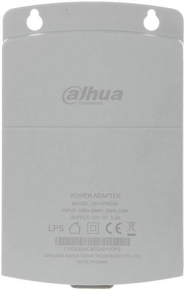 Dahua pfm300 serie - stroomadapter - impulsief - bryzgoszczelna behuizing - ip23