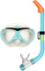 Waimea duikbril met snorkel - kinderen - blauw - waterafvoerventiel