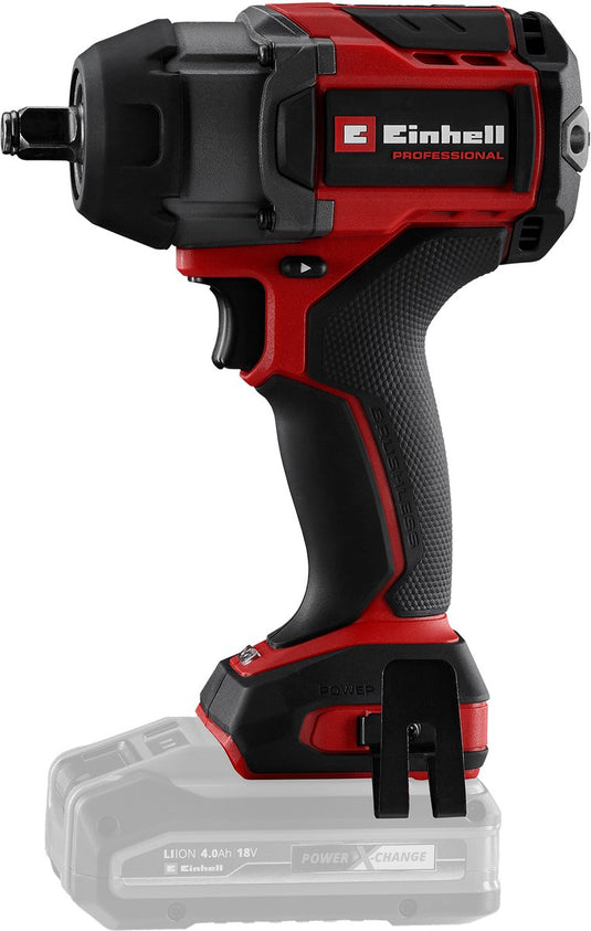 Einhell professional accu slagschroefmachine tp-cw 18 750-c li bl solo - power x-change - 18 v li-ion - extra compact design - 0-2200 t min - max. koppel 750 nm - excl. accu en lader