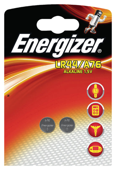 Energizer knoopcel lr44 a76 2 stuks