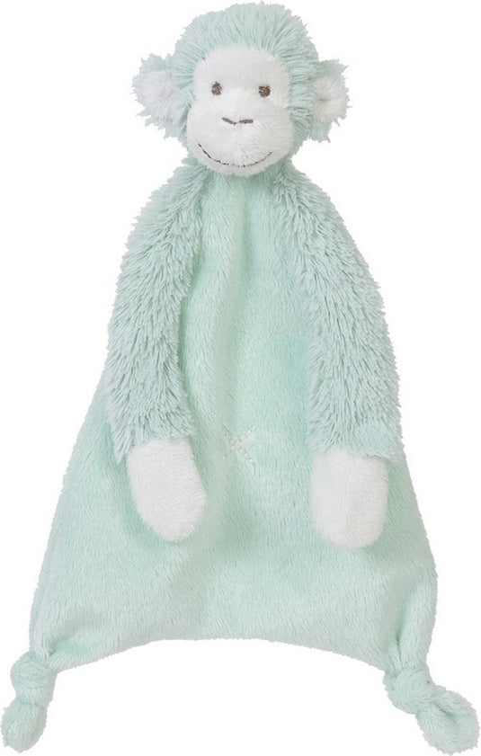Happy horse aap mickey knuffeldoekje - lagoon groen - baby cadeau