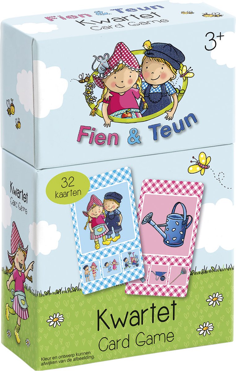 Load image into Gallery viewer, Bambolino fien teun kwartet - boerderij thema, educatief spel cadeautip - 32 kaarten, 8 kwartetten - vanaf 3 jaar - toys
