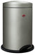 Wesco 116 (alpha) prullenbak | pedaalemmer | 13 liter | metaal - nieuwzilver | vuilnisbak - made in germany